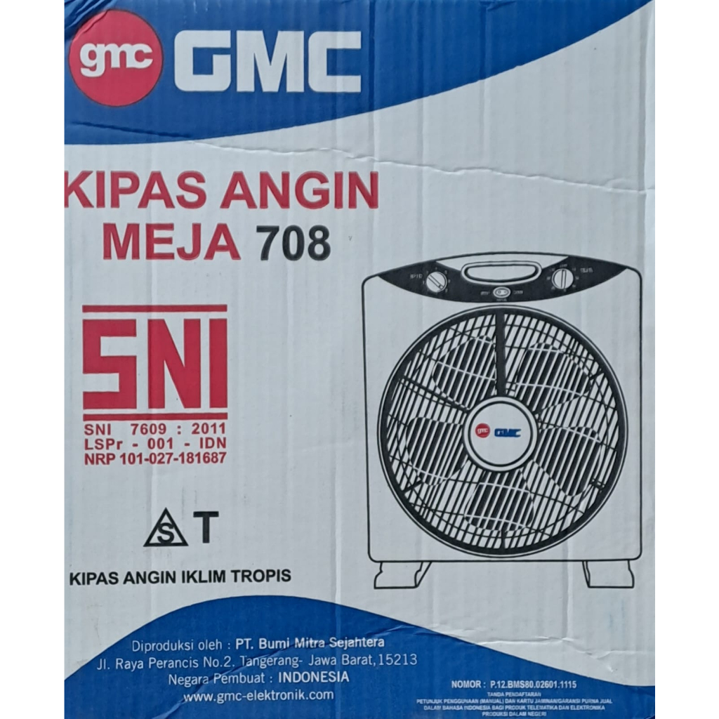 KIPAS ANGIN KOTAK GMC 708