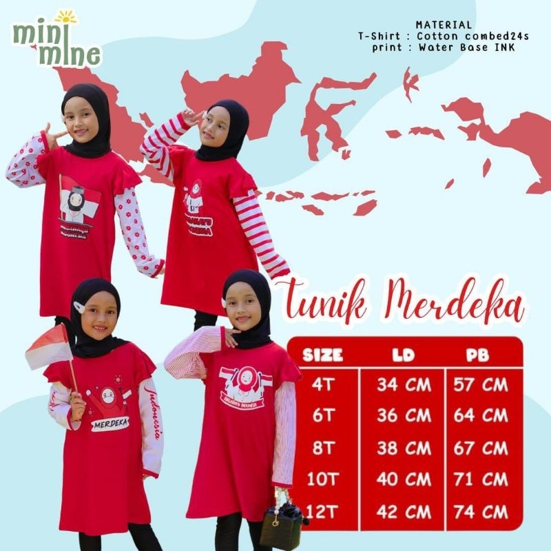 Tunik Merdeka Minimine