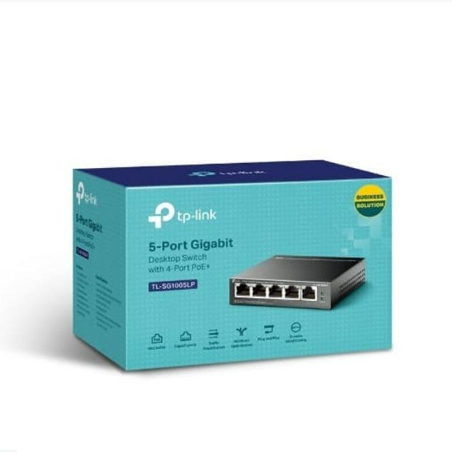 TPlink TL-SG1005LP Switch 4Poe 1Uplink