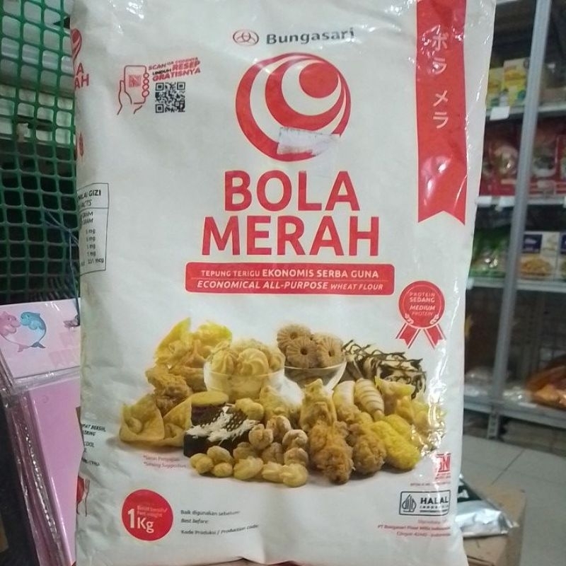 

Tepung bola merah bungasari 1kg / tepung terigu / tepung serbaguna