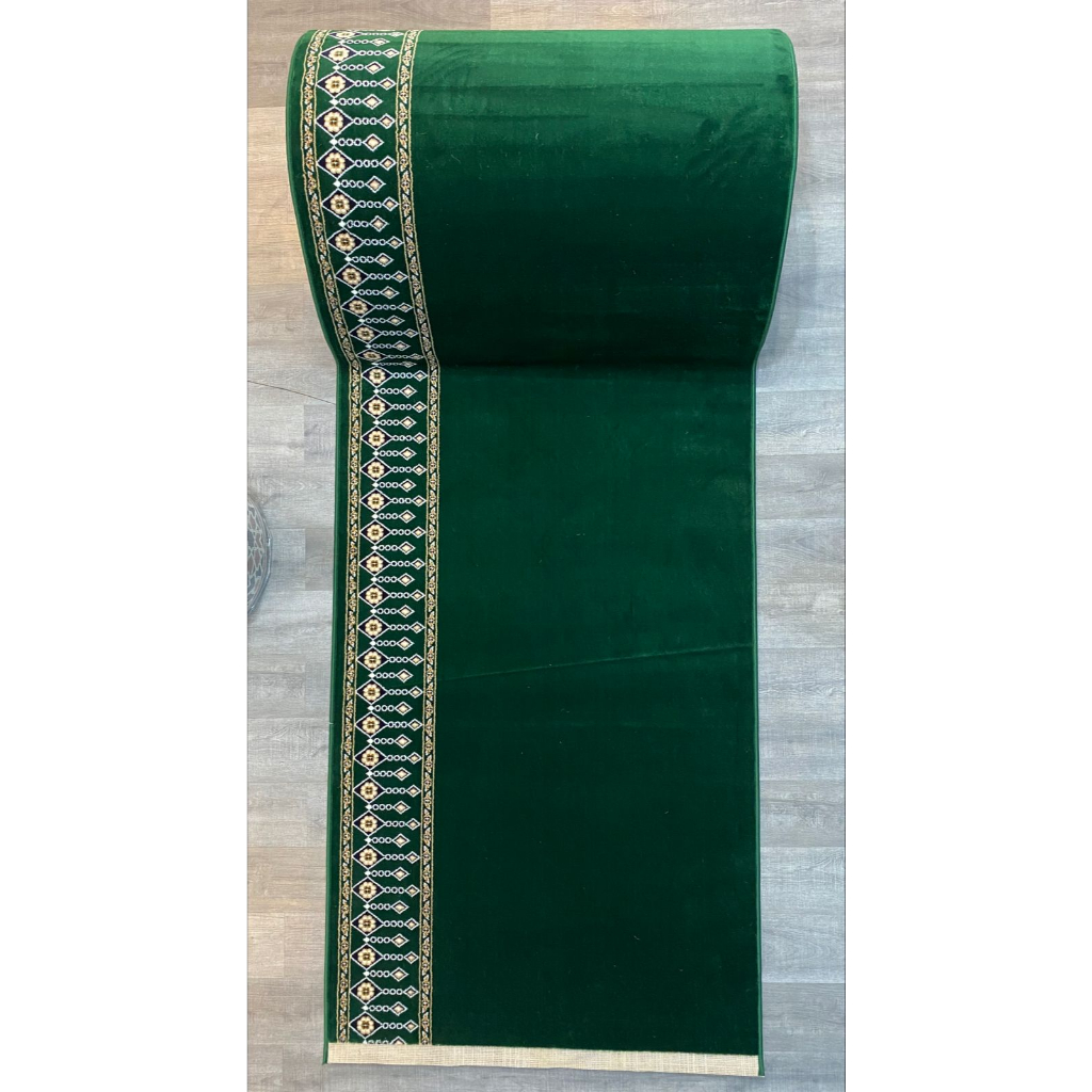 Karpet Masjid Musholla Sajadah Saff Roll Pnajang 30 Meter Al Quds Tebal