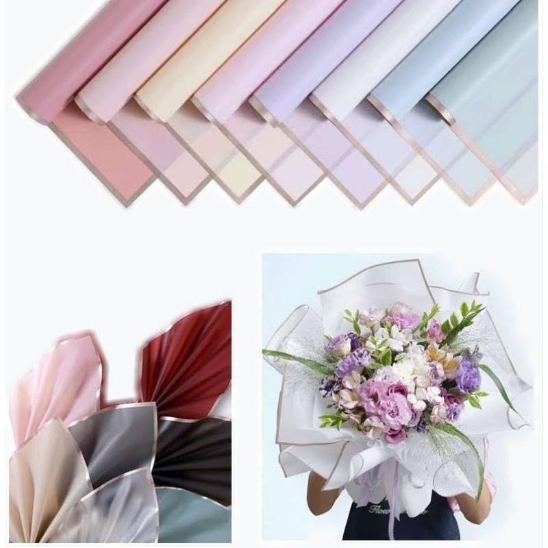 

[BKS ISI 10] KERTAS BUKET BUNGA 57x57 CM SEMI PLASTIK