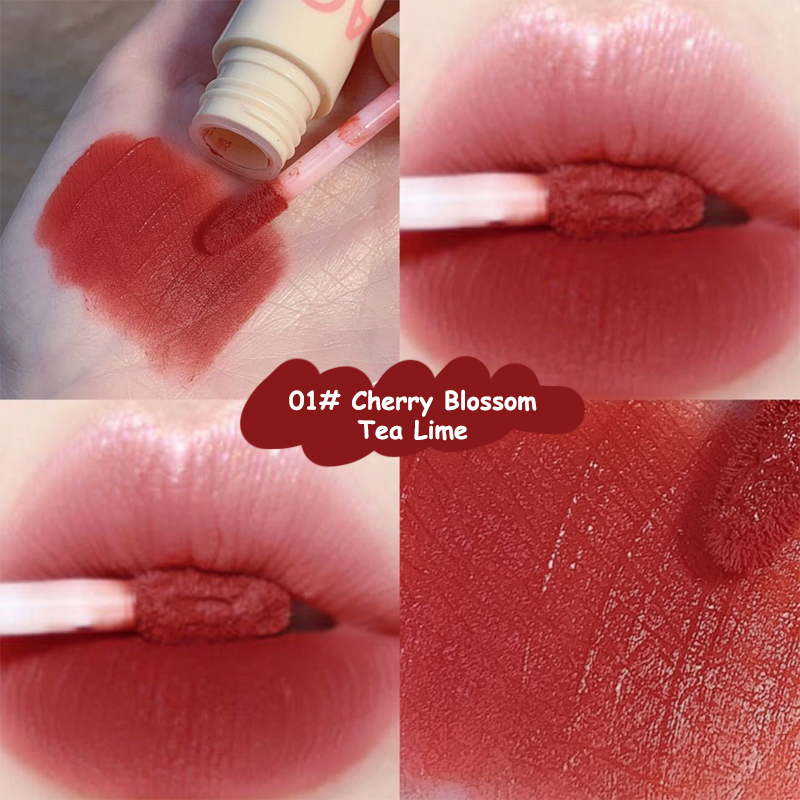 COD&Ready PIPL Lip Cream Matte Velvet Mist Lip Mud Korean Lipstick Tahan Lama Lip Tint Lip Clay Magic Casa Lip Mousse Lip Glaze Long Lasting Korea Import Murah-A