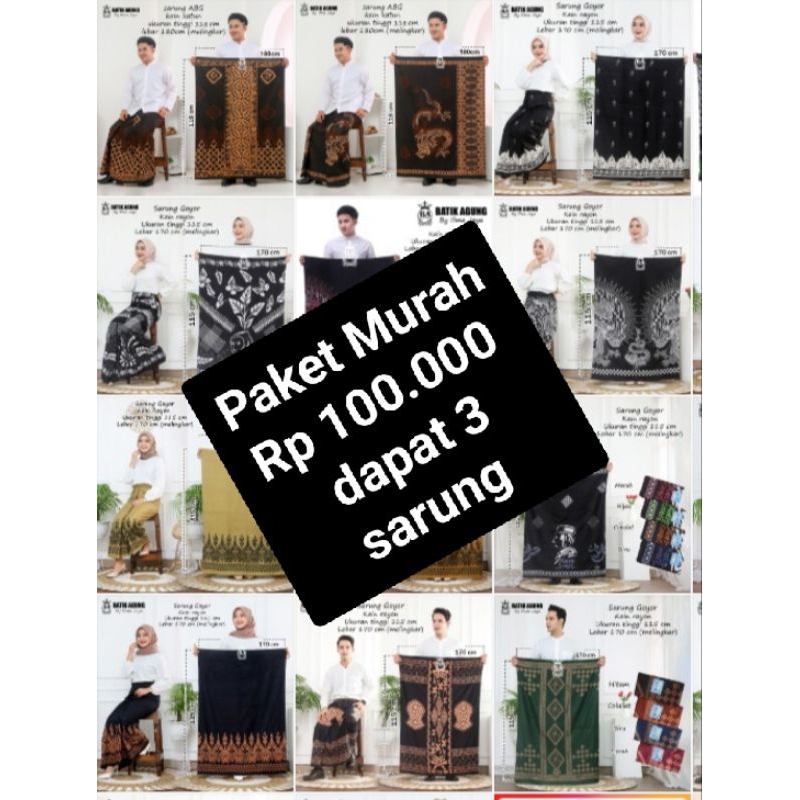 SARUNG GOYOR PRIA / SARUNG GOYOR WANITA/ SANTRI PUTRA / SARUNG SANTRI / SARUNG PRIA / SARUNG PONDOKAN / SARUNG BATIK.PARIMAS