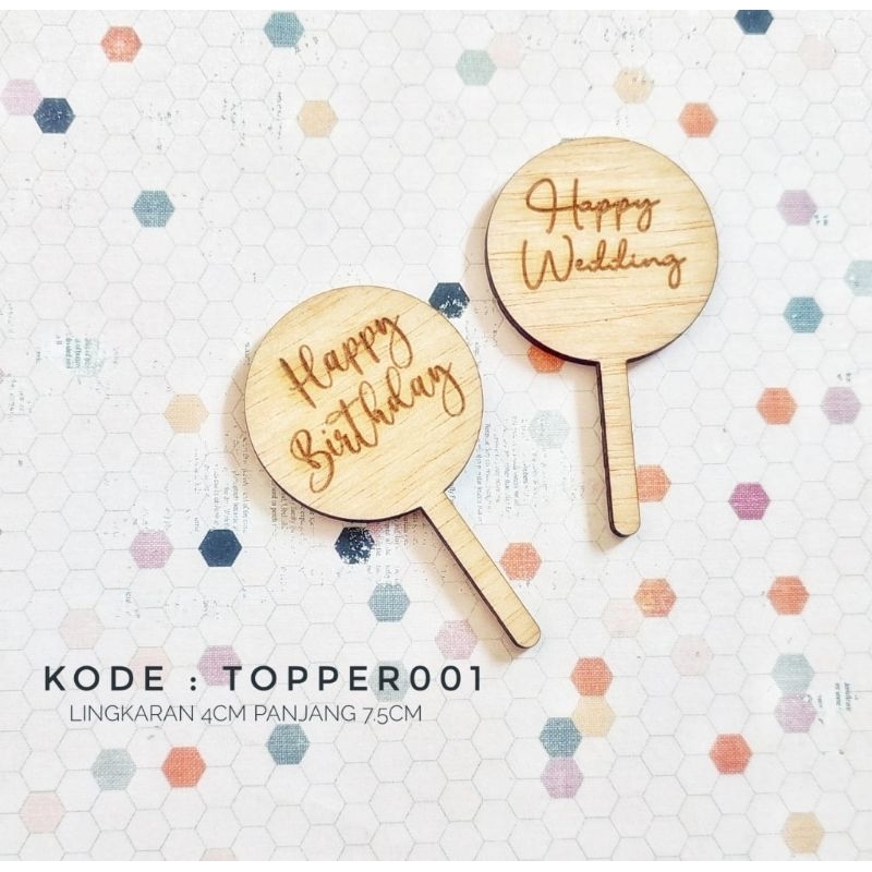 TOPPER CAKE CUSTOM PLYWOOD