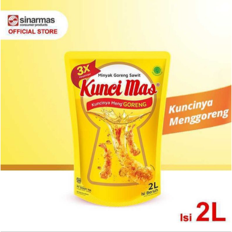 

minyak goreng kuncimas 2 liter / kuncimas 2 liter