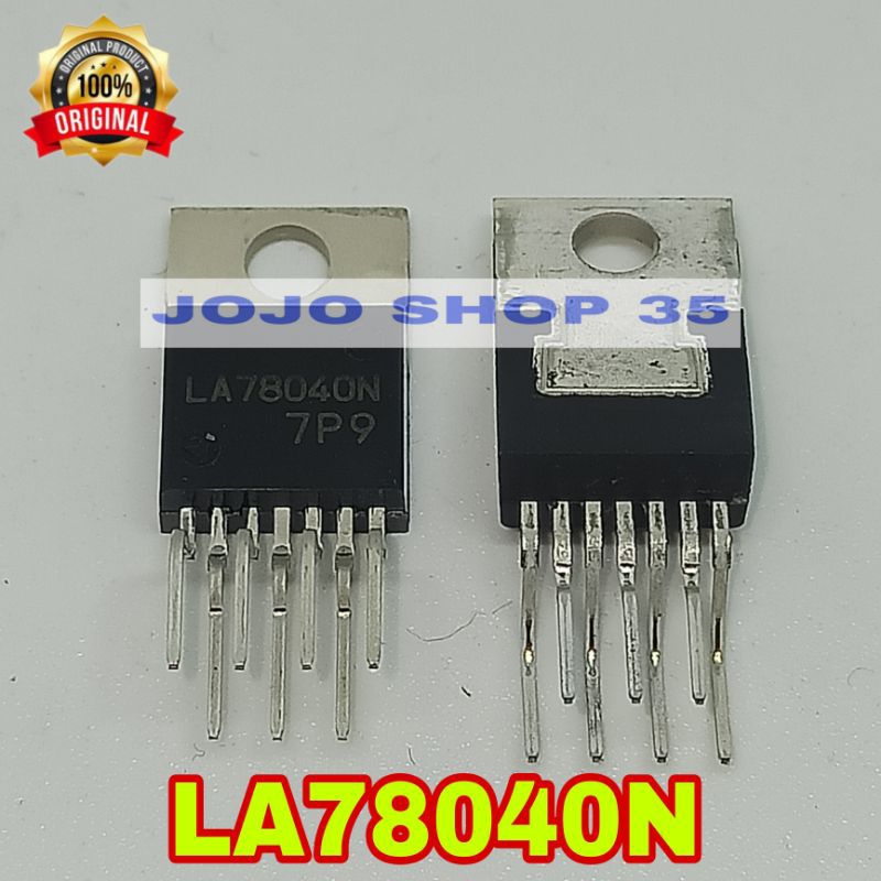 IC LA78040N LA 78040N LA 78040 N ASLI ORIGINAL La78040N ic vertikal vertical