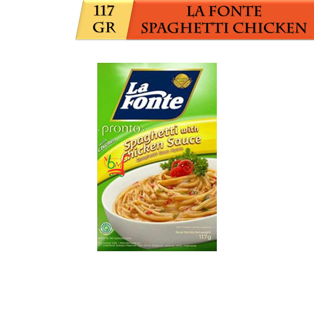

Pasta La Fonte Spaghetti dengan Saus Rasa Ayam