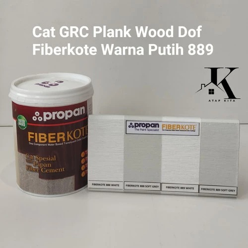 Cat Propan Fiberkote  / Putih Dof 889 1L /  / Lisplank / Conwood