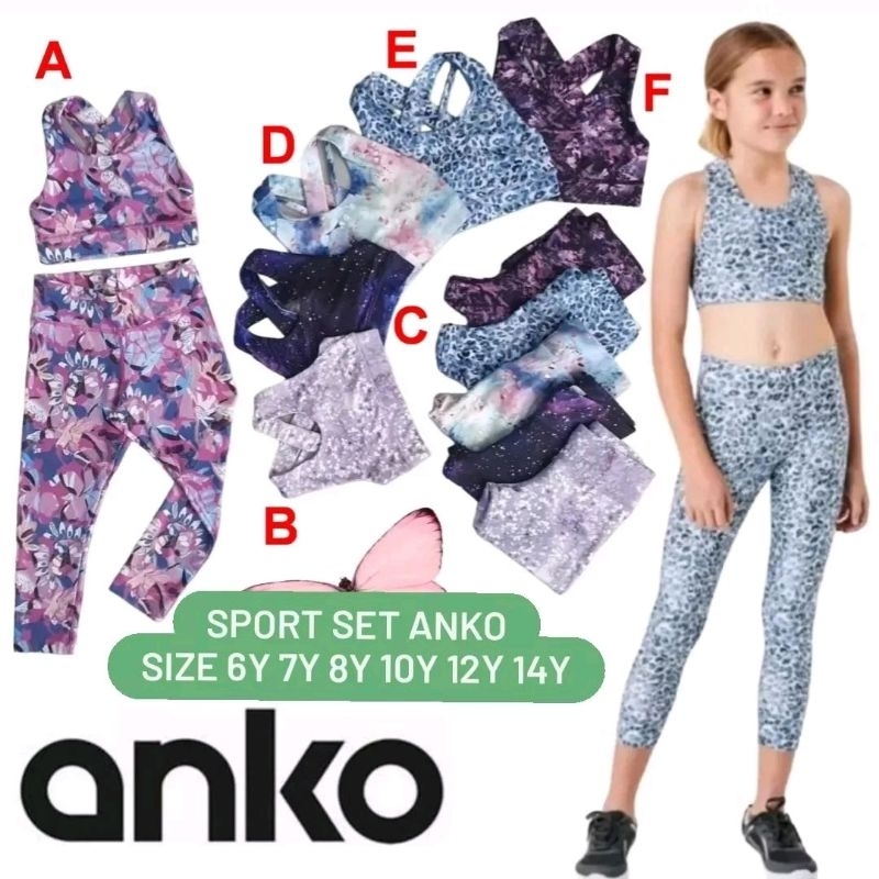 anko sports bra set