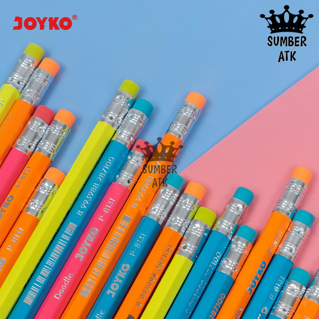 

Pencil Pensil Joyko P-8131 2B 1 Drum 36 Pcs Doodle