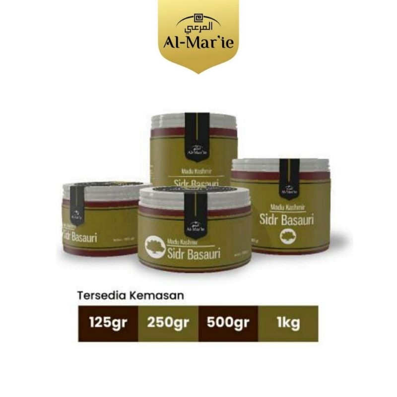 

Madu Sidr Basauri Kashmir kemasan 125g, 250g dan 500 gram