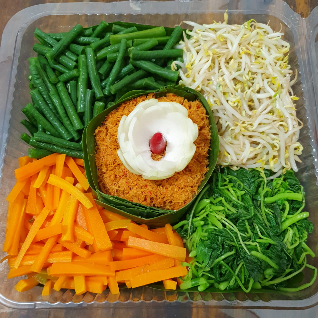

Sayur Urap komplit/Sayur urap 10 porsi