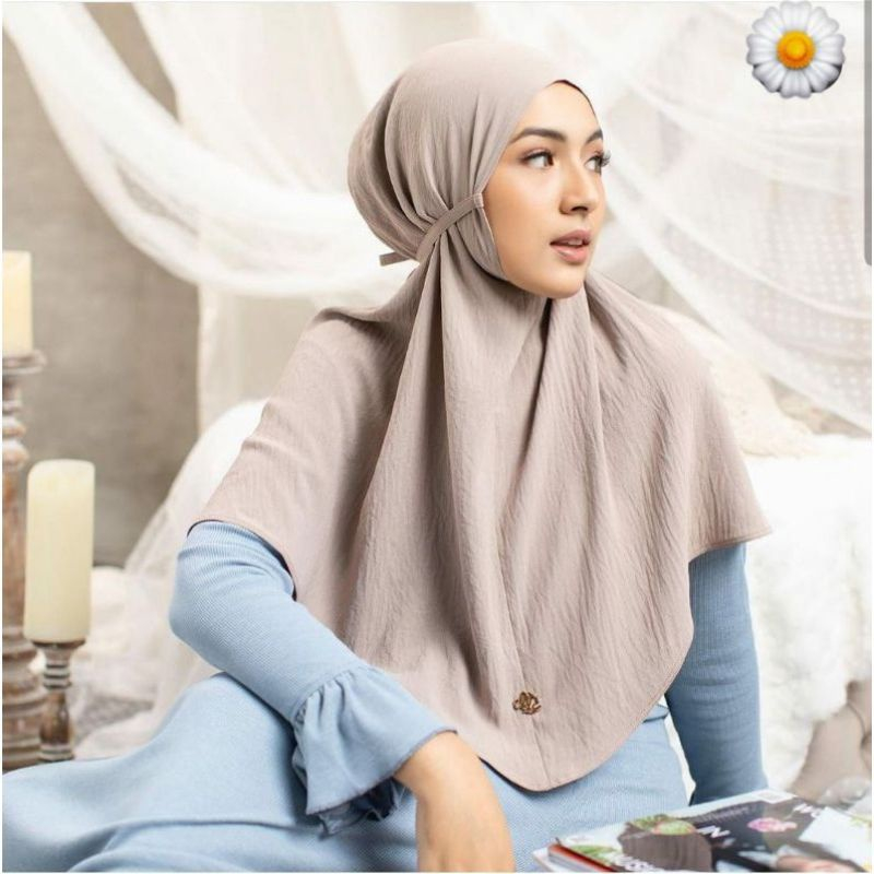 Jilbab Instan Bergo Maryam Crinkle Airflow Premium | Hijab Crinkle