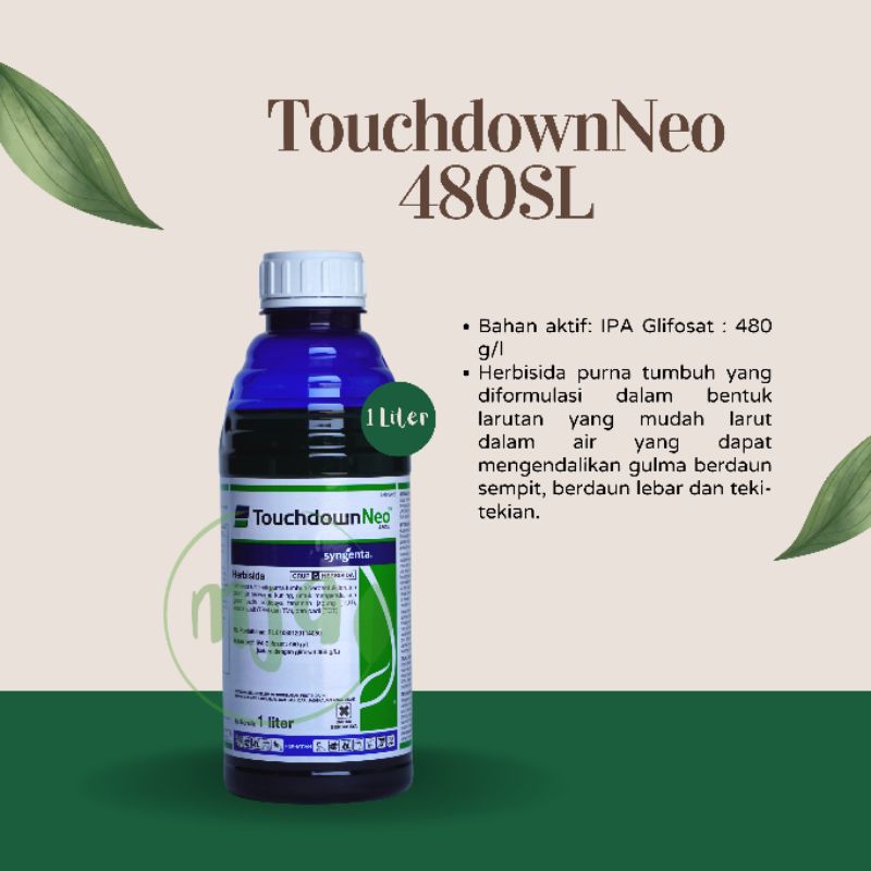 HERBISIDA SISTEMIK TOUCHDOWN NEO 1L 480SL