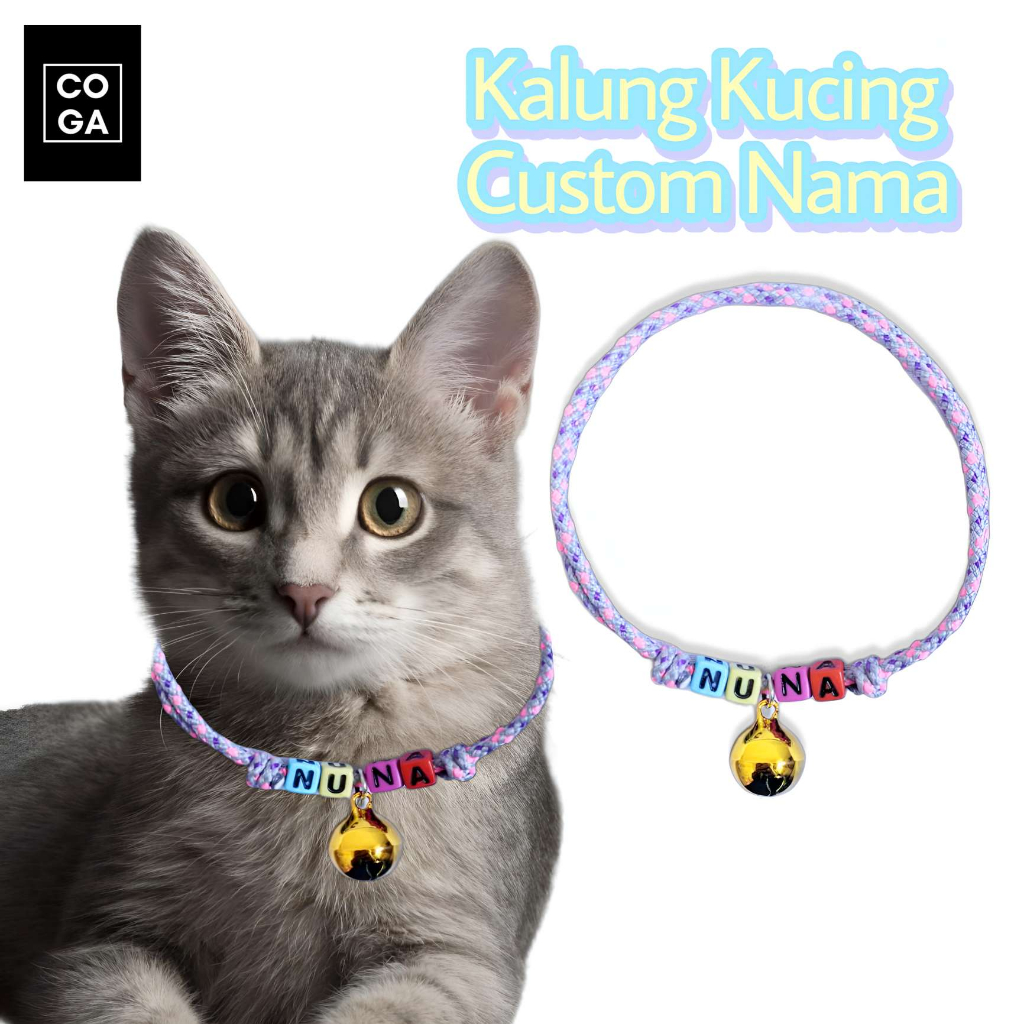 Kalung Kucing Kalung Kucing Nama Kalung Kucing Custom Nama (Part 2)