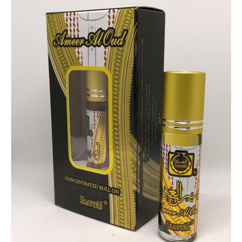 Parfum Surrati 6ml Roll on All Varian | Alcohol Free | Parfum Arab - ameer al oud