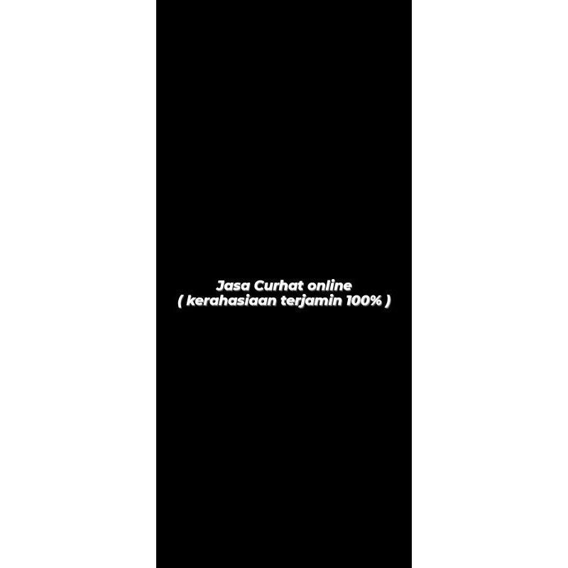 Jasa Curhat online