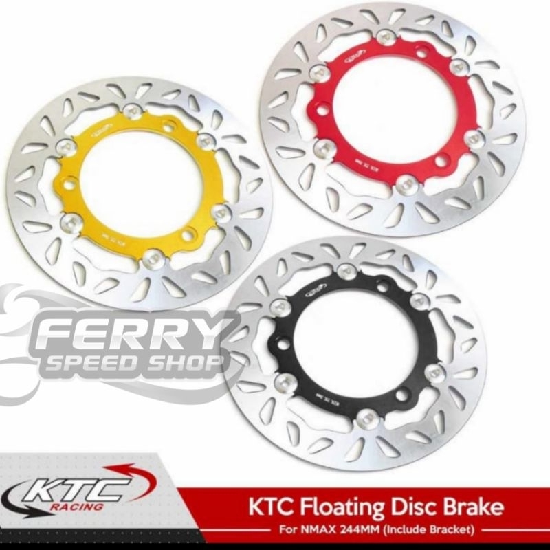 Disc brake KTC floating Nmax new old , Aerox 155 / Disc depan Ktc cnc Nmax new old , Aerox 155  / Ca