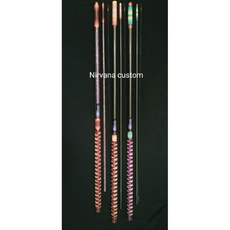 joran tegek galatama lele /custom super hard / tegek full lilit panjang 210-240cm