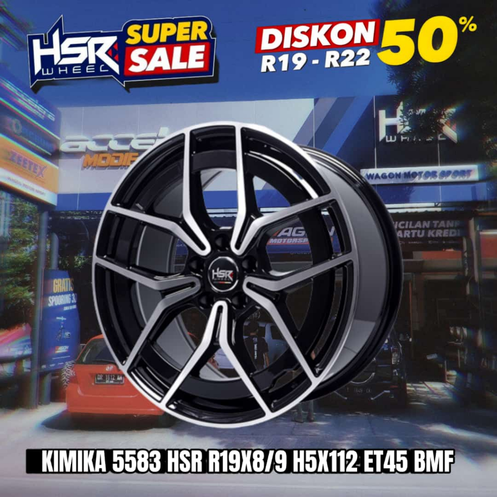 PROMO VELG MOBIL MERCY RING19 TYPE KIMIKA HSR LEBAR VELG 8/9