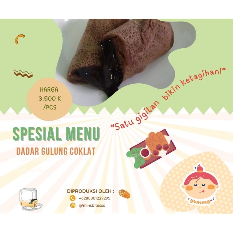 

Dadar Gulung Choco