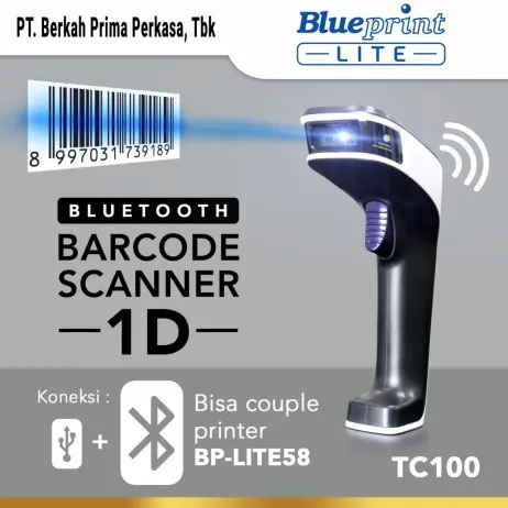 BLUETOOTH INFRARED SCANNER 1D BP-TC100