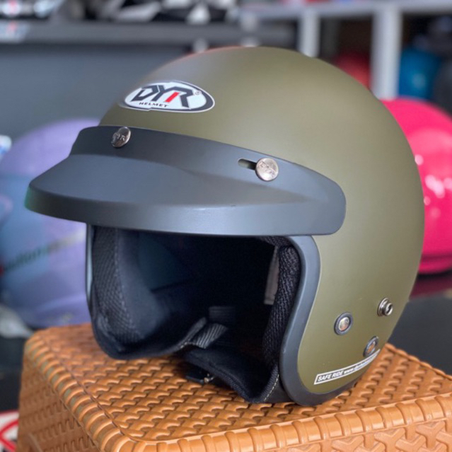 Helm Bogo DYR exlusive warna Army doff