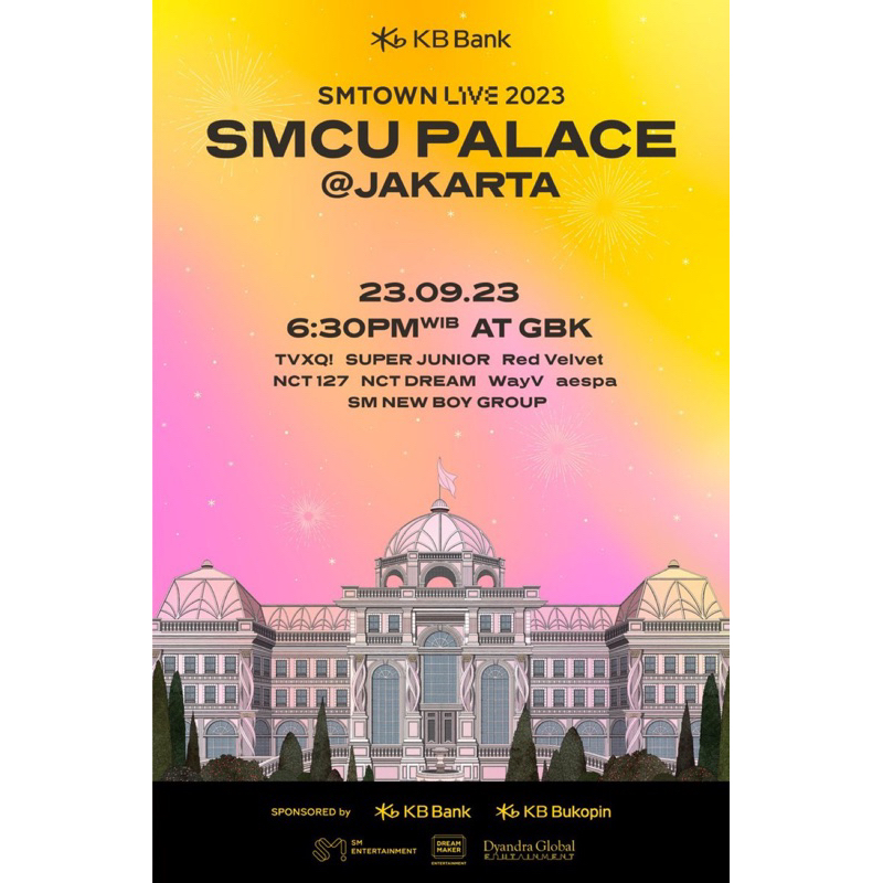 JASTIP TIKET KONSER SM TOWN LIVE 2023 SMCU PALACE JAKARTA