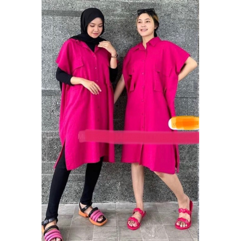 TUNIK ALL SIZE TUNIK JUMBO TUNIK WANITA TUNIK LINEN