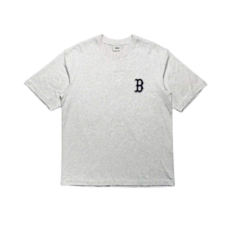 Mlb Boston logo gray t shirt original