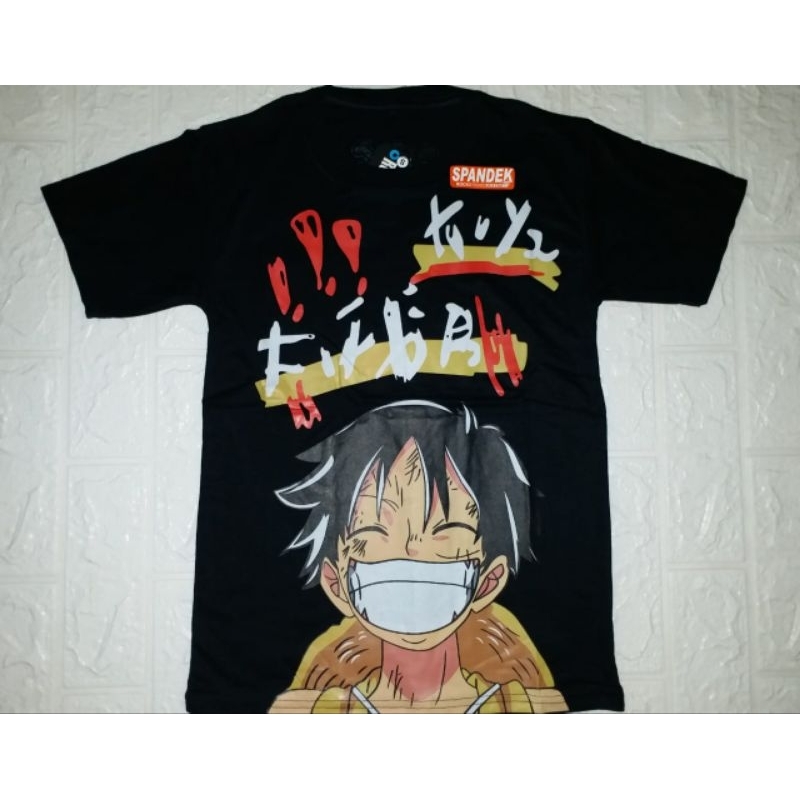 KAOS ANIME ONE PIECE / KAOS MONKEY D LUFFY / KAOS ONE PIECE / KAOS OBLONG / KAOS LUFFY / KAOS LUFFY 