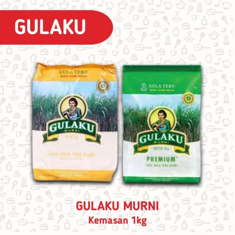 

GULAKU MURNI 1KG / Gula Tebu Gulaku Kemasan Netto 1 Kg