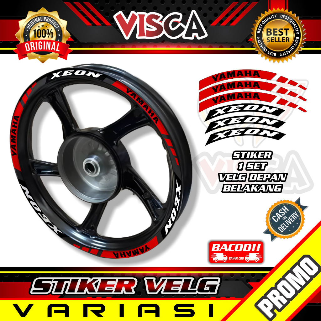 Stiker Velg List Velg Motor Stiker Velg XEON