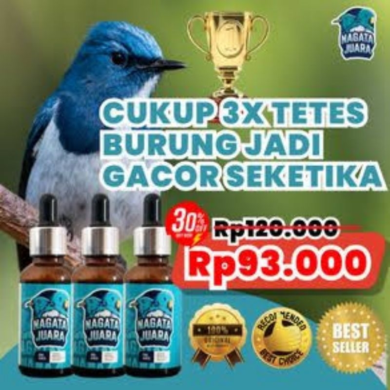 Vitamin Nagata Juara Vitamin Burung Murai Kenari Lovebird Kacer Anis Nagata Juara Gacor Seketika