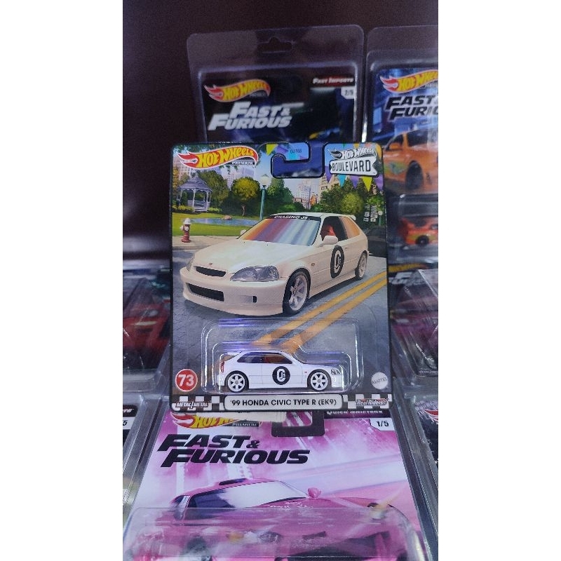 Hotwheels Honda Civic Ek9 Boulevard premium