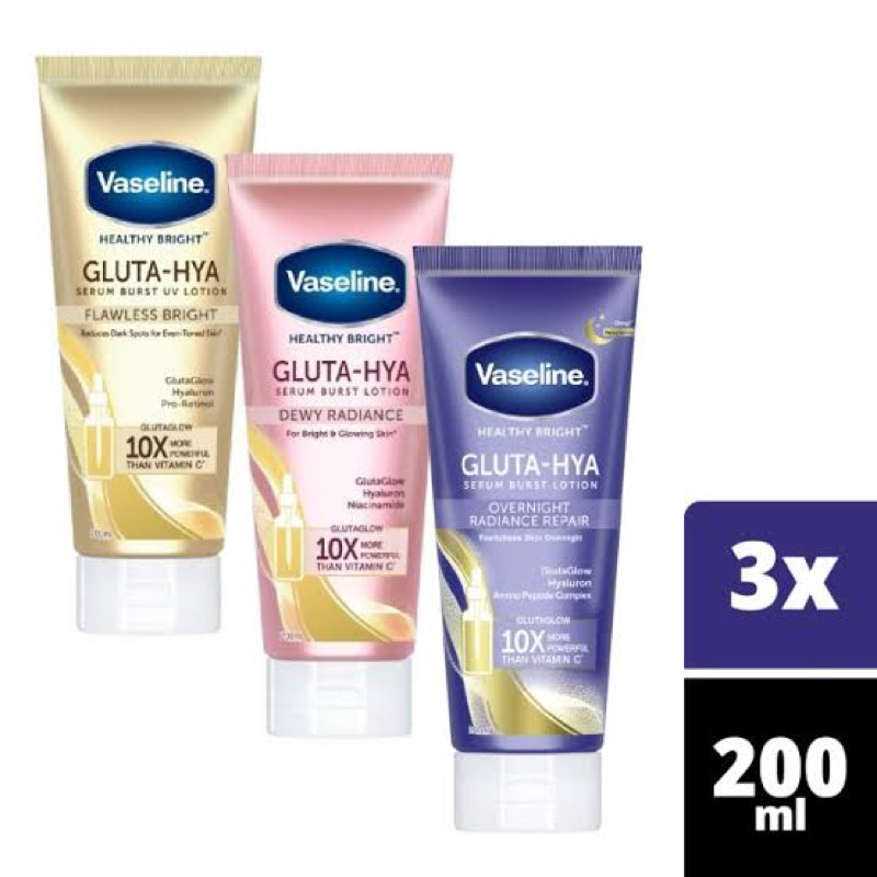 Gluta hya vaseline body lotion