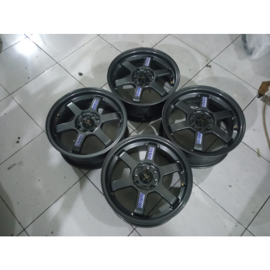 Velg Mobil Bekas Ring 16 Lubang 4 TE37 R16X7 8X100-114,3 ET42