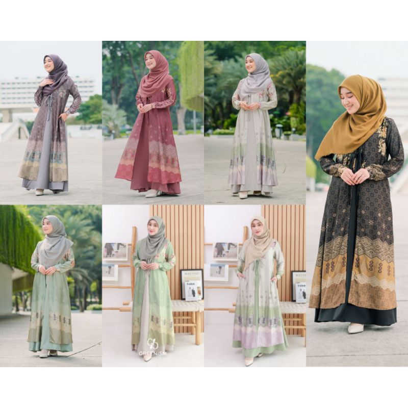 KANISYA DRESS BY GREENISM/KANISYA DRESS GREENISM/GAMIS BY GREENISM/DRESS BY GREENISM/KANISYA DRESS B