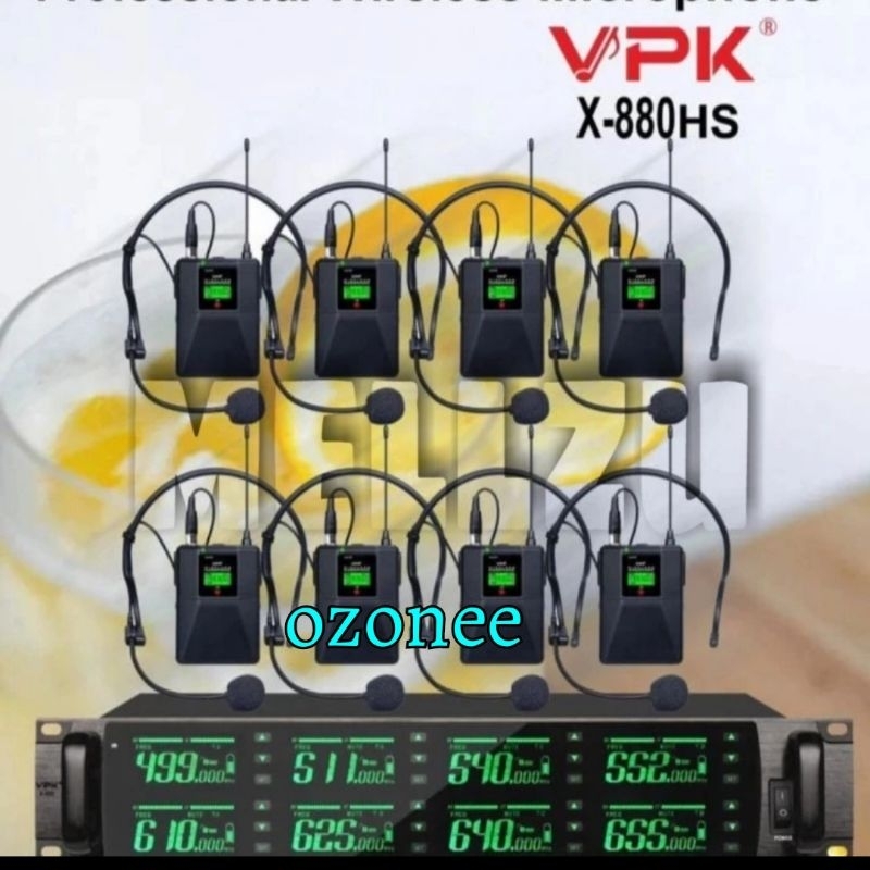 MIC WIRELESSVPK X 880HS / X880HS /X-880HS MIC BANDO ORIGINAL