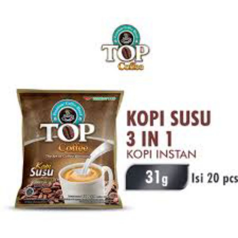 

KOPI TOP COFFEE CAPPUCINO SACHET/ PER PCS 25 GRAM