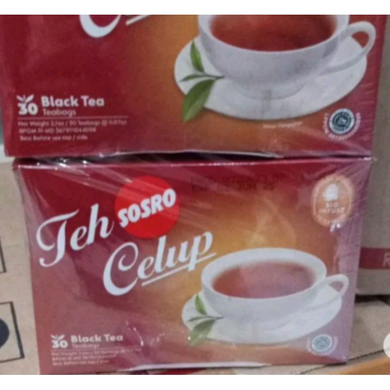 

Teh Celup SOSRO Black Tea isi 30