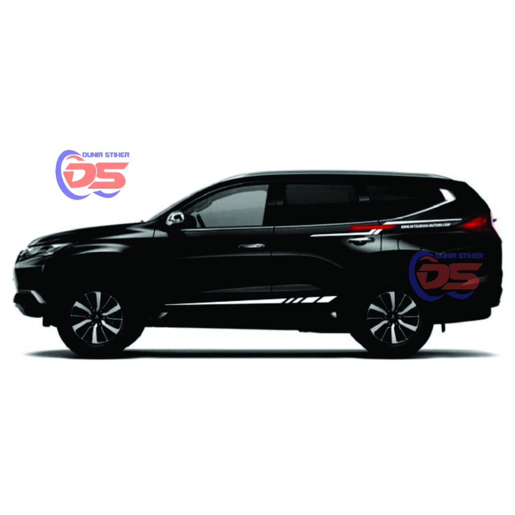 Stiker Striping List Pajero Sport Stiker Cuting Mobil Pajero Fortuner Terbaru