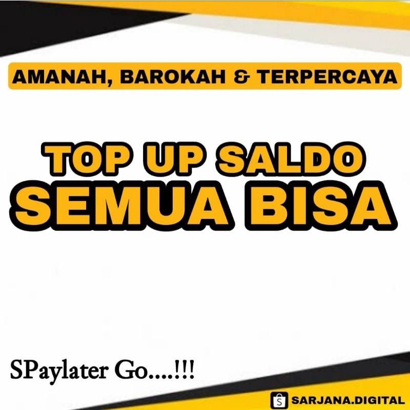 

STIKER TUP AP SALDO E WALLET