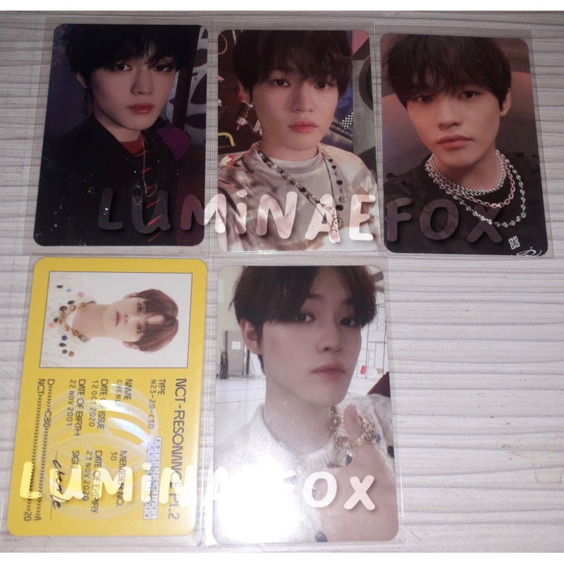 photocard pc chenle nct dream resonance id selca tc lugage dreaming reload ridin