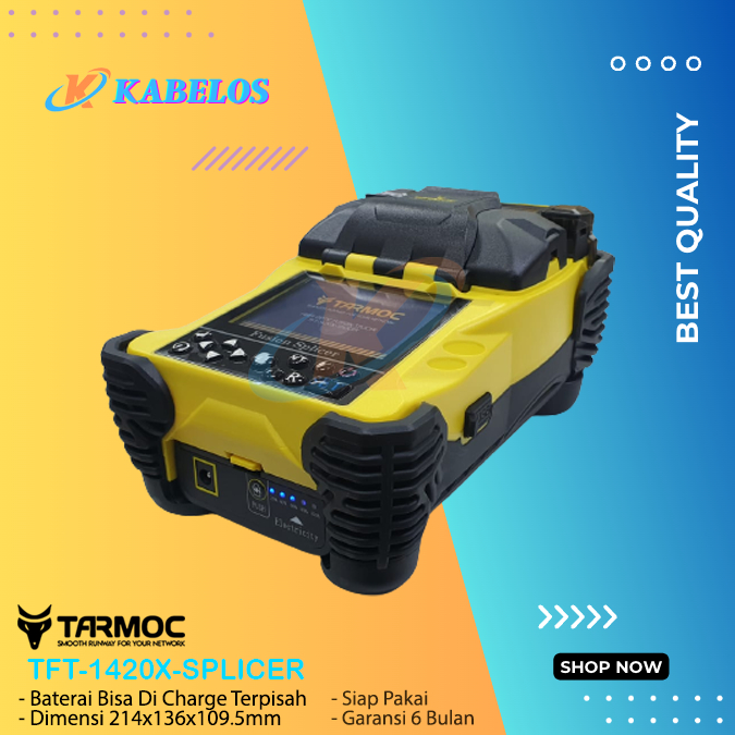 Tarmoc TFT-1420X-SPLICER Fusion Splicer Bukan ai8 ai9 Tumtec Splicing