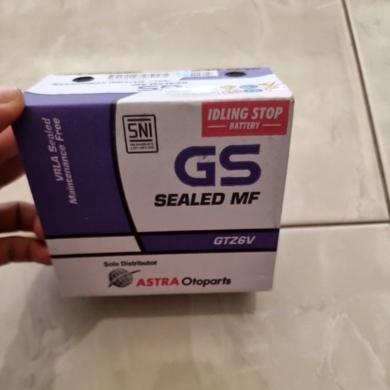 aki motor  GS GTZ6V