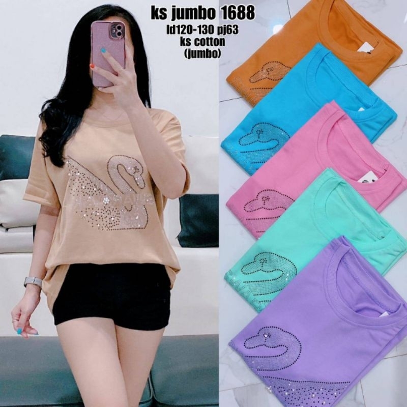kaos jumbo 1688 55.000 Ks cotton jumbo