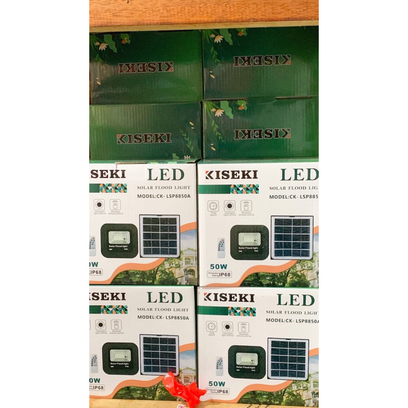 Kiseki Lampu Sorot LED solar/Lampu Jalan 50w