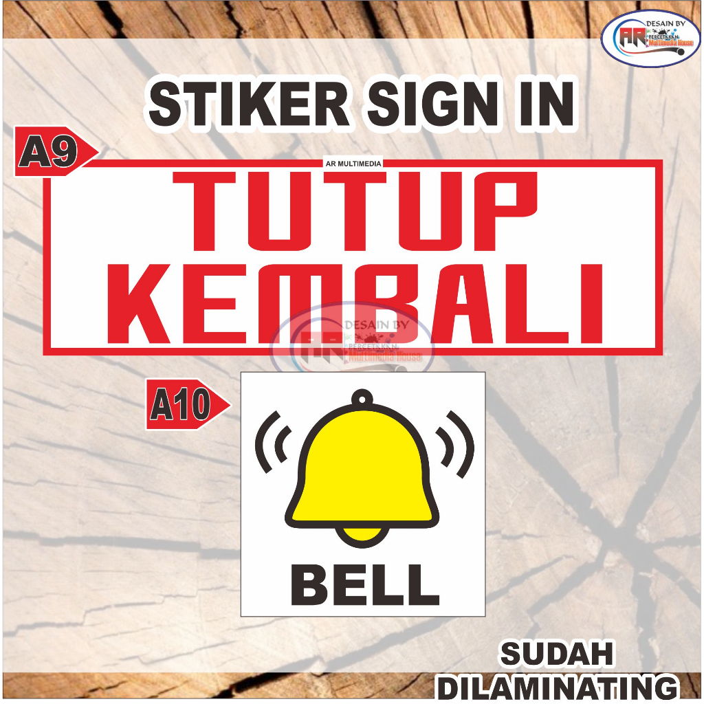 SIGN BOARD LENGKAP - SIGN BOARD - TARIK DORONG DILARANG MASUK KIBLAT RUANG TUNGGU - MURAH BERKUALITAS